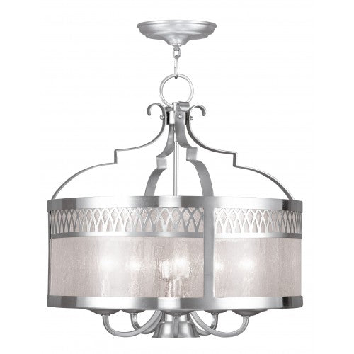 Livex Lighting Westfield 5 Light + 1 Light BN Chandelier