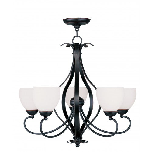 Livex Lighting Brookside 5 Light Olde Bronze Chandelier