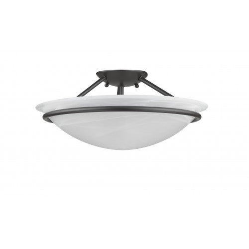 Livex Lighting Newburgh 3 Light Bronze Ceiling Mount