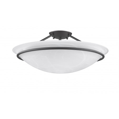 Livex Lighting Newburgh 3 Light Bronze Ceiling Mount