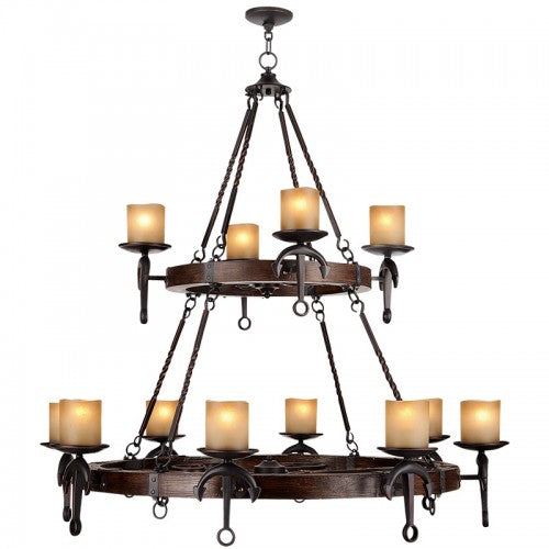 Livex Lighting Cape May 12 Light Olde Bronze Chandelier