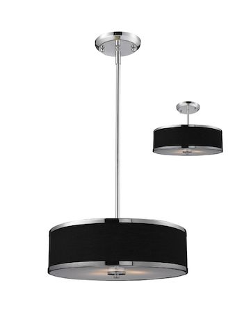 Z-Lite Cameo 3 Light Convertible Pendant 168-16