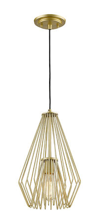 Z-Lite Quintus 1 Light Mini Pendant 442MP-MG
