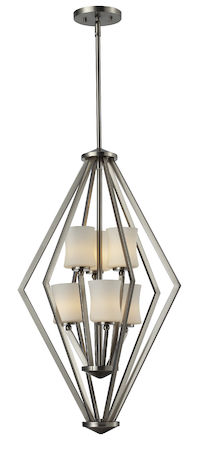 Z-Lite Elite 6 Light Foyer Pendant 609-6-BN