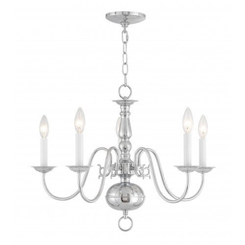 Livex Lighting Williamsburgh 5 Lt CH Chandelier