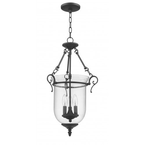 Livex Lighting Legacy 3 Light Bronze Chain Lantern
