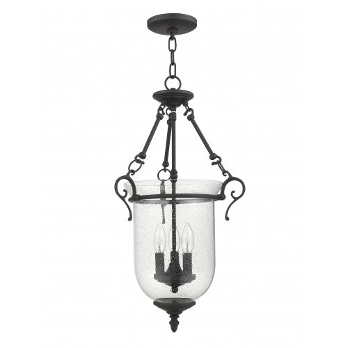 Livex Lighting Legacy 3 Light Black Chain Lantern