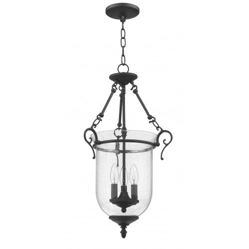 Livex Lighting Legacy 3 Light Bronze Chain Lantern