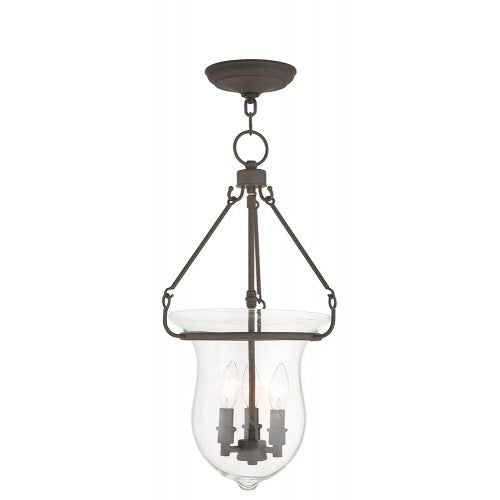 Livex Lighting Canterbury 3 Light Bronze Pendant