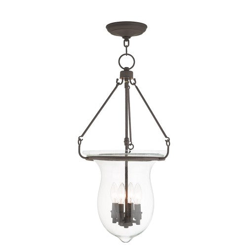 Livex Lighting Canterbury 4 Light Bronze Pendant