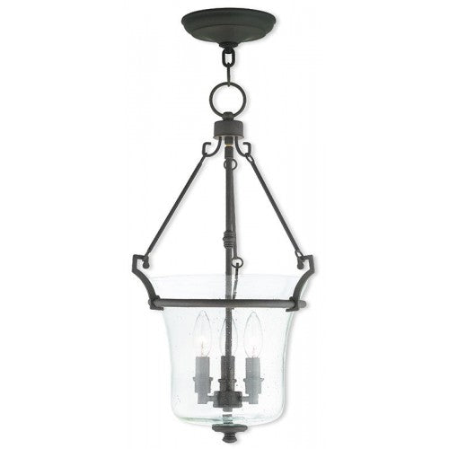 Livex Lighting Buchanan 3 Light Bronze Pendant