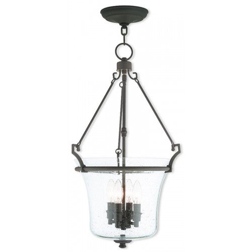 Livex Lighting Buchanan 4 Light Bronze Pendant