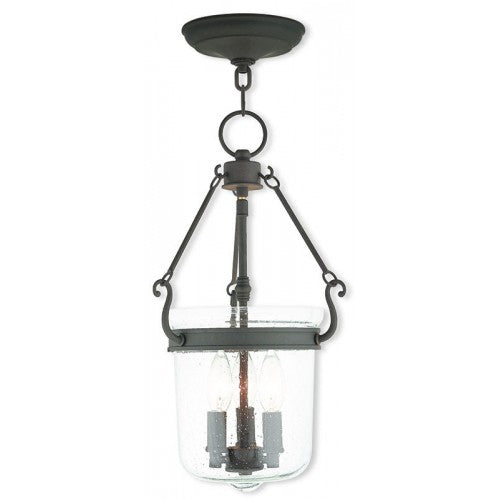 Livex Lighting Winchester 3 Light Bronze Pendant