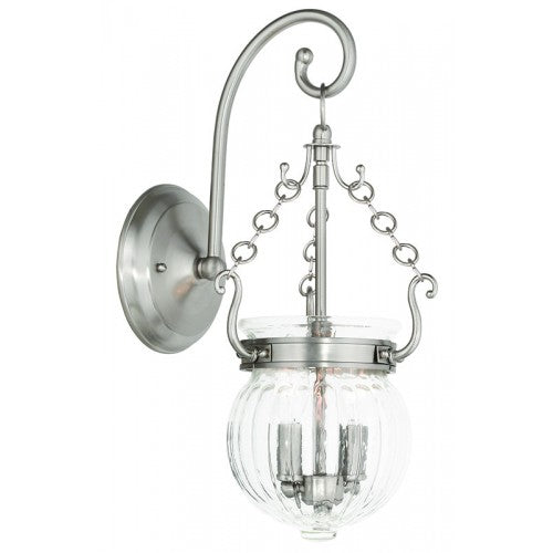 Livex Lighting Everett 2 Light Brushed Nickel Wall Sconce