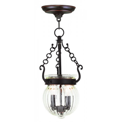 Livex Lighting Everett 2 Light Olde Bronze Pendant