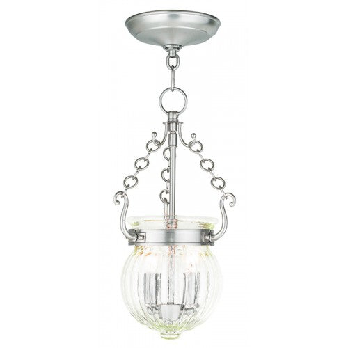 Livex Lighting Everett 2 Light Brushed Nickel Pendant