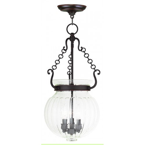 Livex Lighting Everett 3 Light Olde Bronze Pendant