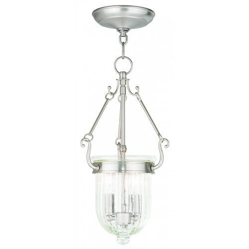 Livex Lighting Coventry 2 Light Brushed Nickel Pendant