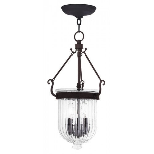 Livex Lighting Coventry 3 Light Bronze Pendant