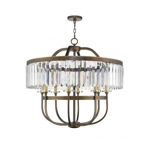 Livex Lighting Ashton 8 Light Palacial Bronze Chandelier