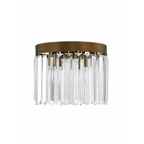 Livex Lighting Ashton 3 Light Palacial Bronze Ceiling Mount