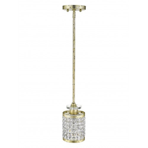 Livex Lighting Grammercy 1 Light Winter Gold Mini Pendant