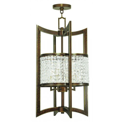 Livex Lighting Grammercy 4 Light Palacial Bronze Lantern