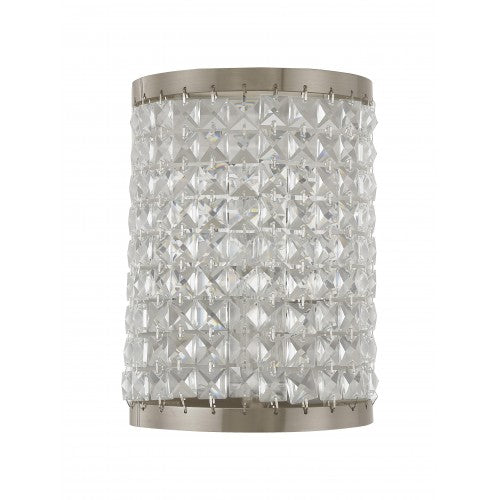 Livex Lighting Grammercy 1 Light Brushed Nickel Wall Sconce