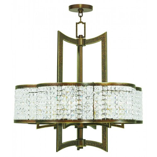 Livex Lighting Grammercy 6 Light Palacial Bronze Chandelier