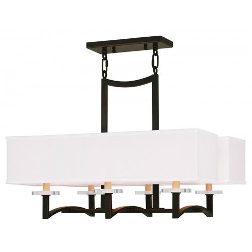 Livex Lighting Woodland Park 6 Light Olde Bronze Chandelier