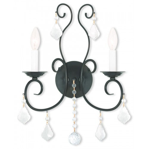 Livex Lighting Donatella 2 Light English Bronze Wall Sconce