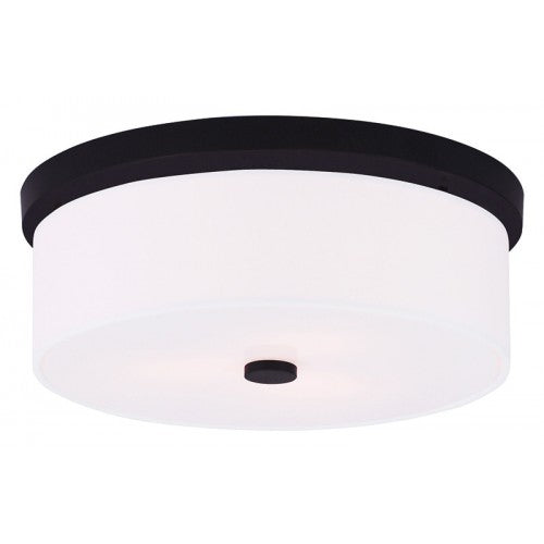 Livex Lighting Meridian 3 Light Bronze Ceiling Mount