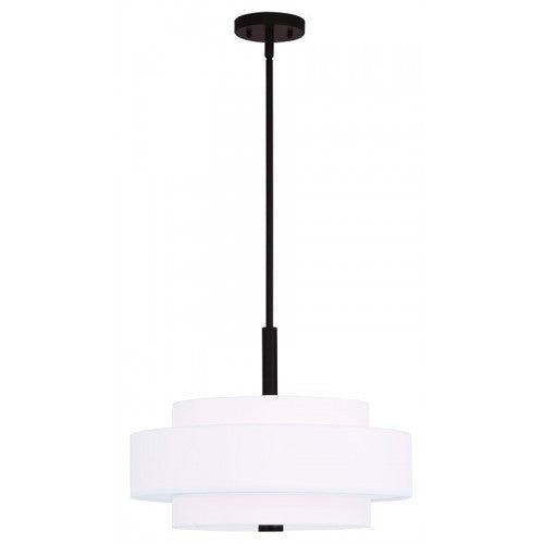 Livex Lighting Meridian 4 Light Bronze Pendant