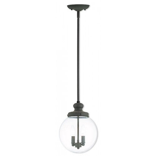 Livex Lighting Sheffield 2 Light Bronze Pendant