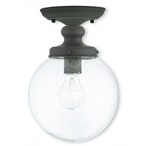 Livex Lighting Northampton 1 Light Bronze Ceiling Mount