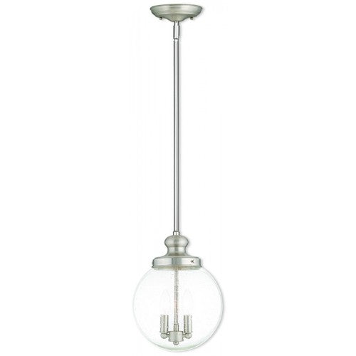 Livex Lighting Northampton 2 Light Brushed Nickel Pendant