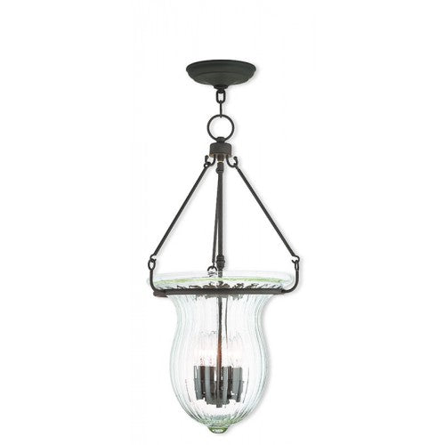 Livex Lighting Andover 4 Light Bronze Pendant