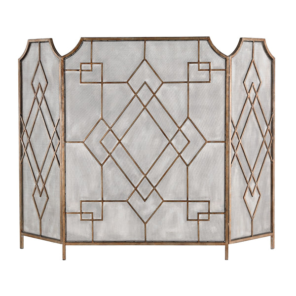 Diamond Iron Work Fire screen