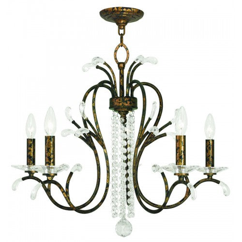 Livex Lighting Serafina 5 Light VBR Chandelier
