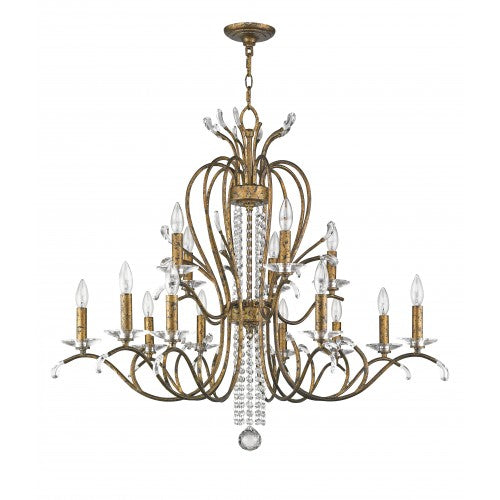 Livex Lighting Serafina 10 Light + 5 Light VBR Chandelier