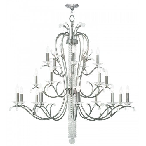 Livex Lighting Serafina 10 Light + 5 + 5 Light BN Chandelier