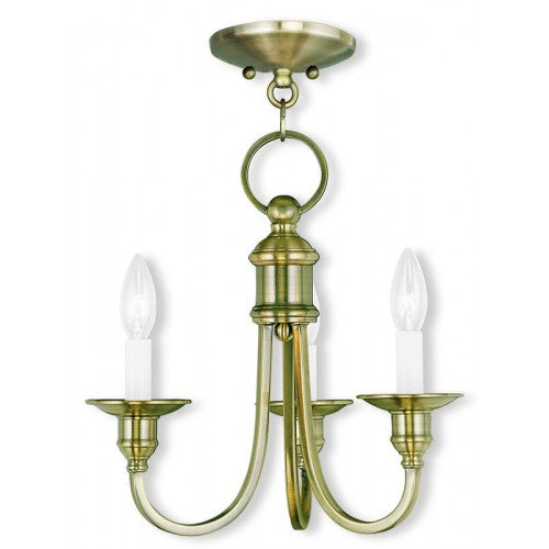 Livex Lighting Cranford Mini Chandelier/Ceiling Mount 5143-01