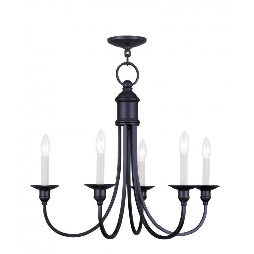 Livex Lighting Cranford 5 Light Olde Bronze Chandelier