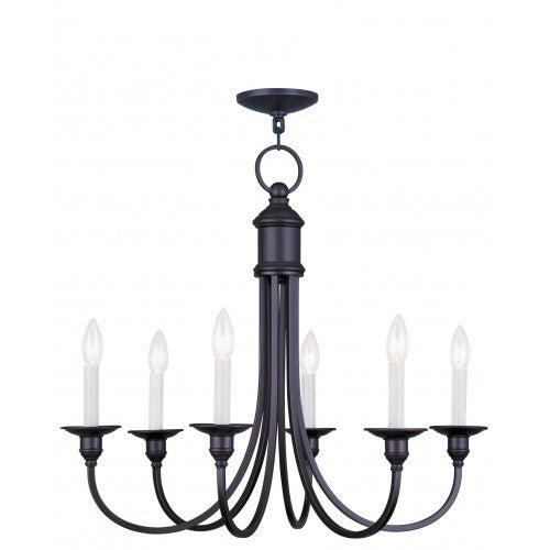 Livex Lighting Cranford 6 Light Olde Bronze Chandelier