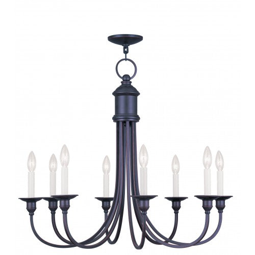 Livex Lighting Cranford 8 Light Olde Bronze Chandelier