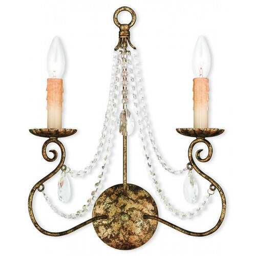 Livex Lighting Isabella 2 Light European Bronze Wall Sconce
