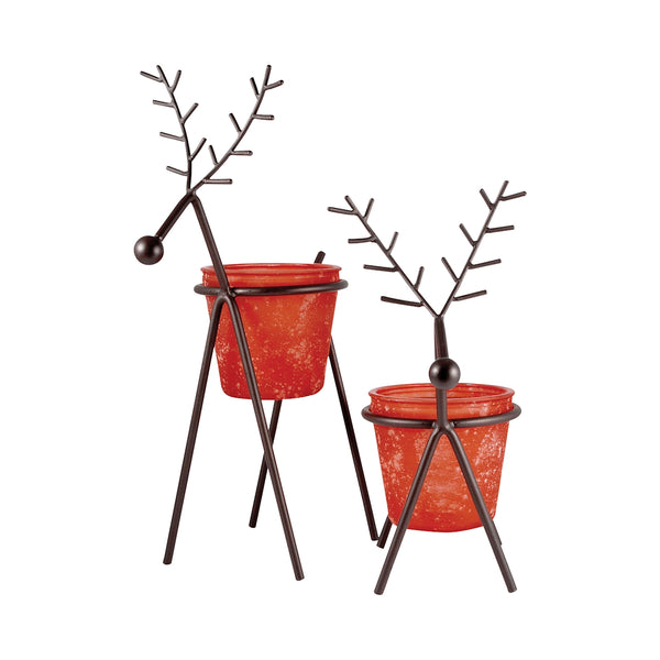 Reindeer Set of 2 Large Lighting