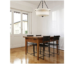Restoration Pendants 4 Light LED Pendant In Aged Bronze