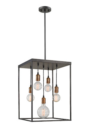 Z-Lite Troubadour 5 Light Pendant 8001-23BRZ