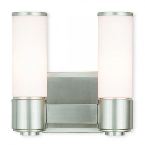 Livex Lighting Weston 2 Light BN Wall Sconce/ Bath Light